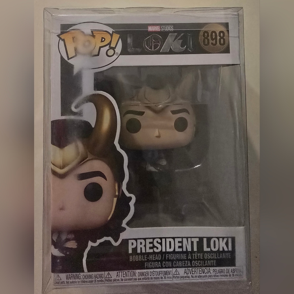 Funko Pop! Marvel President Loki with Gold Horns 898
